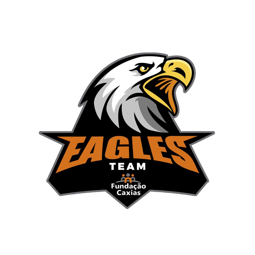 Logotipo do projeto Eagle Team da Fundação Caxias