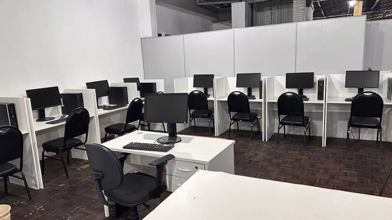 Espaço onde são realizadas as oficinas