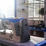 Máquina de costura do projeto Transformando Vidas da Fundação Caxias