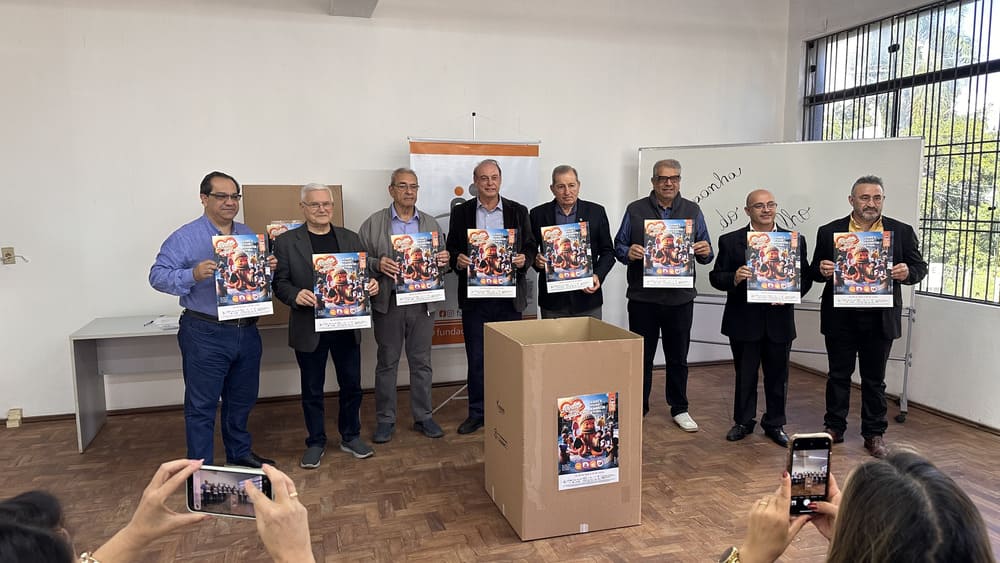 Cerimônia de abertura da campanha do agasalho 2026 da Fundação Caxias