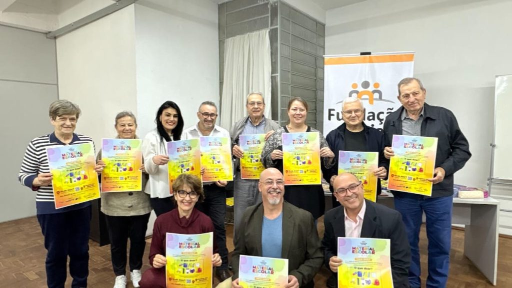 Início da arrecadação do material escolar 2027 